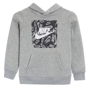 Nike Kids Sportswear Club Fleece Hoodie/Pullover/Sweatshirt|Color: Grey |NEW/NWT